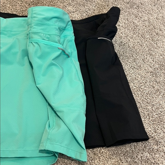 Athleta Skort Bundle 2X Black + Aqua Athletic Skirts Built-In Shorts Activewear - Picture 3 of 15